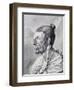 Maori Native with Ta Moko Facial Markings-null-Framed Giclee Print