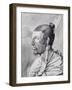 Maori Native with Ta Moko Facial Markings-null-Framed Giclee Print