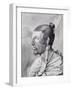 Maori Native with Ta Moko Facial Markings-null-Framed Giclee Print