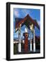 Maori Sculpture, Ohinemutu Village, Greater Rotorua, North Island, New Zealand-null-Framed Giclee Print
