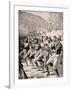 Maori Soldiers Perform a Haka at Gaba Tepe on the Gallipoli Peninsula Turkey 1915, from 'The War…-English School-Framed Giclee Print