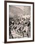 Maori Soldiers Perform a Haka at Gaba Tepe on the Gallipoli Peninsula Turkey 1915, from 'The War…-English School-Framed Giclee Print