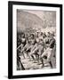 Maori Soldiers Perform a Haka at Gaba Tepe on the Gallipoli Peninsula Turkey 1915, from 'The War…-English School-Framed Giclee Print