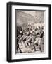 Maori Soldiers Perform a Haka at Gaba Tepe on the Gallipoli Peninsula Turkey 1915, from 'The War…-English School-Framed Giclee Print