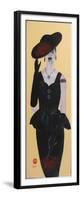 Maori Women in Black Dress and Hat, 2015-Susan Adams-Framed Premium Giclee Print