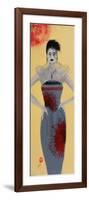 Maori Women in Grey Dress, 2015-Susan Adams-Framed Giclee Print