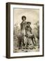 Maoris and Carpet Snake, New Zealand, 1879-McFarlane and Erskine-Framed Giclee Print