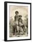 Maoris and Carpet Snake, New Zealand, 1879-McFarlane and Erskine-Framed Giclee Print