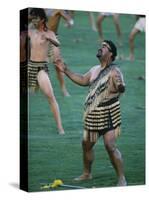 Maoris Perform Traditional Action Songs, Auckland, North Island, New Zealand-Julia Thorne-Stretched Canvas