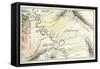 Map 1869 Peru-null-Framed Stretched Canvas