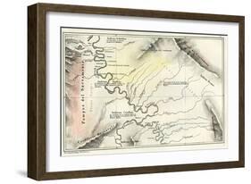 Map 1869 Peru-null-Framed Giclee Print