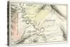 Map 1869 Peru-null-Stretched Canvas