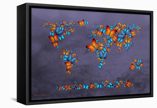 Map 3-Mark Ashkenazi-Framed Stretched Canvas