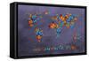 Map 3-Mark Ashkenazi-Framed Stretched Canvas