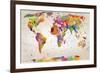 Map 5-Mark Ashkenazi-Framed Giclee Print