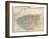 Map, Africa, Algeria C1850-AT Chartier-Framed Art Print