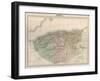 Map, Africa, Algeria C1850-AT Chartier-Framed Art Print