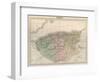 Map, Africa, Algeria C1850-AT Chartier-Framed Art Print