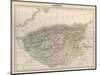 Map, Africa, Algeria C1850-AT Chartier-Mounted Art Print