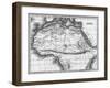 Map Africa North-G Aikman-Framed Art Print