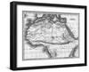 Map Africa North-G Aikman-Framed Art Print