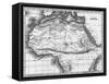 Map Africa North-G Aikman-Framed Stretched Canvas