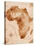 Map Africa Retro-anna42f-Stretched Canvas