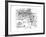 Map Africa-null-Framed Giclee Print