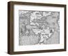 Map America-null-Framed Art Print