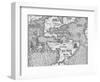 Map America-null-Framed Art Print