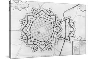 Map and Fortifications of Neuf-Brisach-null-Stretched Canvas