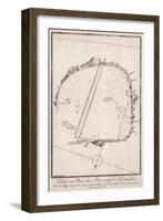 Map and Plan of the Port of Alexandre, Egypt-null-Framed Giclee Print