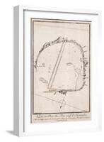 Map and Plan of the Port of Alexandre, Egypt-null-Framed Giclee Print