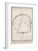 Map and Plan of the Port of Alexandre, Egypt-null-Framed Giclee Print