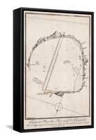 Map and Plan of the Port of Alexandre, Egypt-null-Framed Stretched Canvas