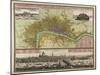 Map and Prospect of London, C.1710-Johann Baptista Homann-Mounted Giclee Print