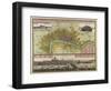 Map and Prospect of London, C.1710-Johann Baptista Homann-Framed Giclee Print