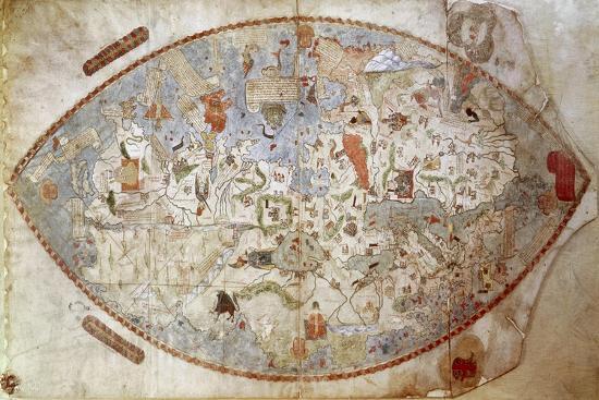 Map Attributed to Paolo Dal Pozzo Toscanelli, 1397-1482' Giclee Print |  AllPosters.com