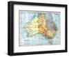 Map: Australia, C1890-null-Framed Giclee Print