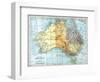 Map: Australia, C1890-null-Framed Giclee Print