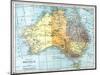 Map: Australia, C1890-null-Mounted Giclee Print