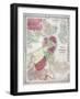 Map: Boston, 1865-G. W. Colton-Framed Giclee Print