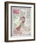 Map: Boston, 1865-G. W. Colton-Framed Giclee Print