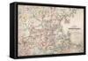 Map: Boston, 1883-Cupples, Upham & Co.-Framed Stretched Canvas