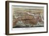 Map: Boston, c1873-Currier & Ives-Framed Giclee Print