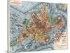 Map: Boston, c1880-Justin Winsor-Stretched Canvas