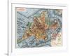 Map: Boston, c1880-Justin Winsor-Framed Giclee Print