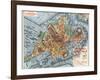 Map: Boston, c1880-Justin Winsor-Framed Giclee Print