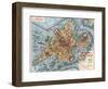 Map: Boston, c1880-Justin Winsor-Framed Giclee Print