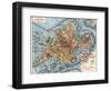 Map: Boston, c1880-Justin Winsor-Framed Giclee Print